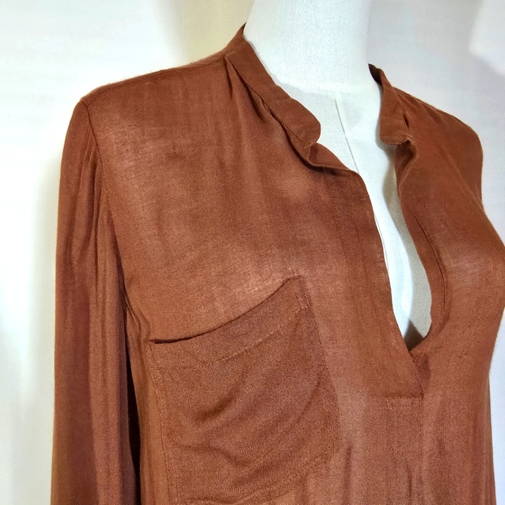 ZARA Flowy Tunic Shirt with Pocket